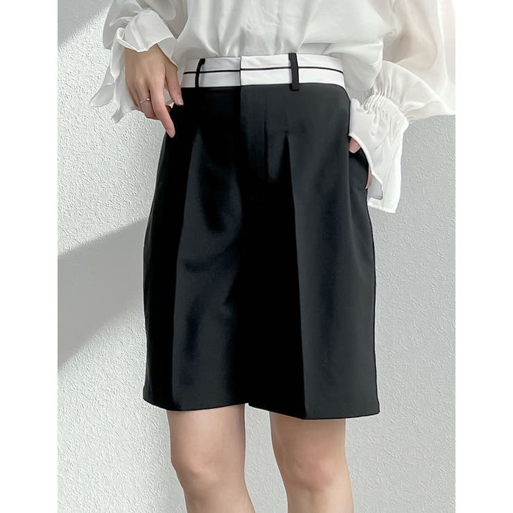 ライトツイルマーベルトウエストデザインショートパンツ | Re:EDIT | 詳細画像24 