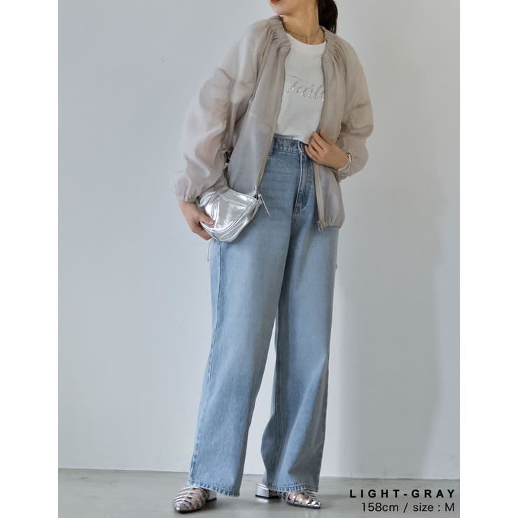2024SS COLLECTION]マイクロリップルオーガンジーブルゾン[品番