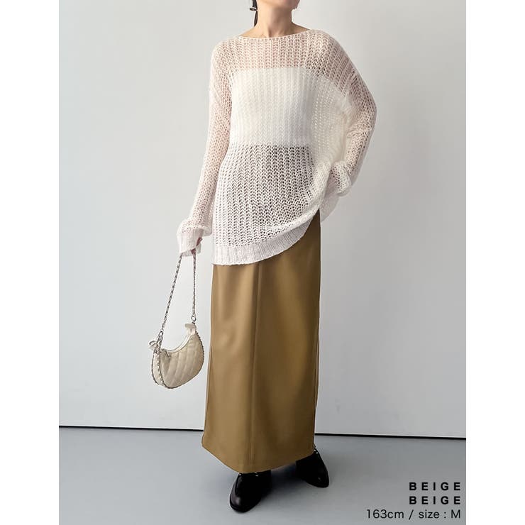 ライトツイルサイドラインor無地ナロースカート | Re:EDIT | 詳細画像15 