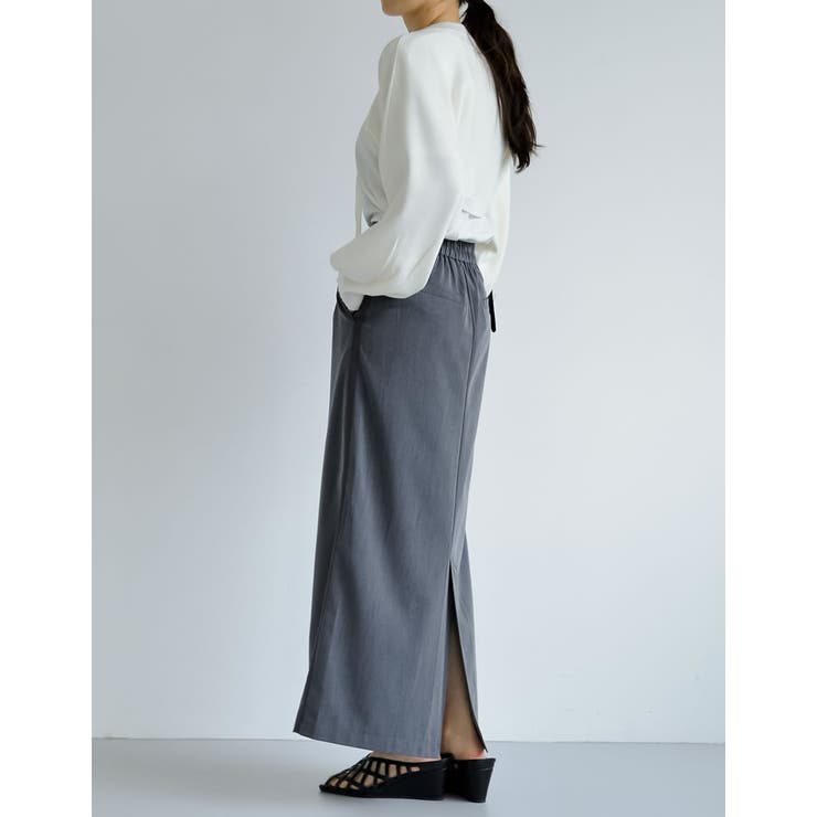 ライトツイルサイドラインor無地ナロースカート | Re:EDIT | 詳細画像31 