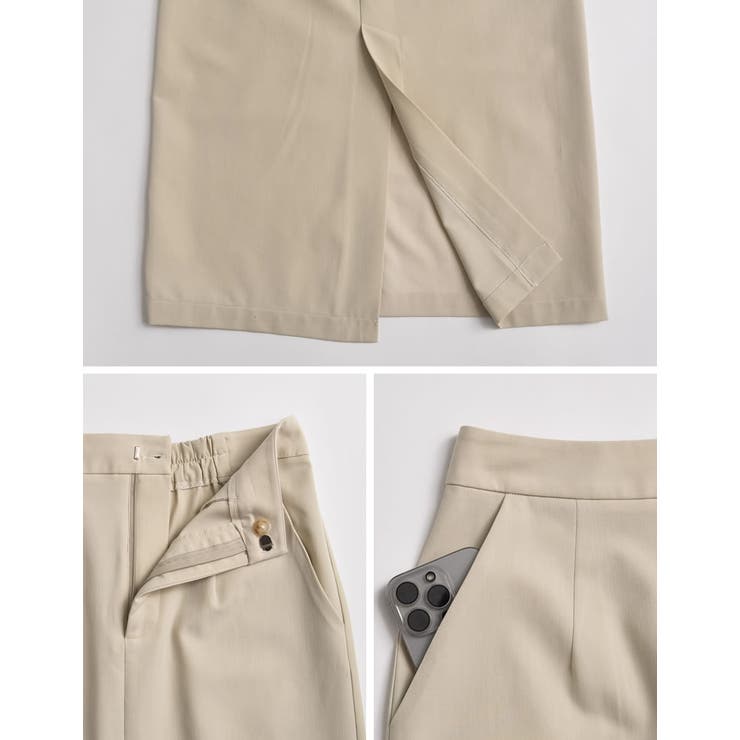 ライトツイルサイドラインor無地ナロースカート | Re:EDIT | 詳細画像35 