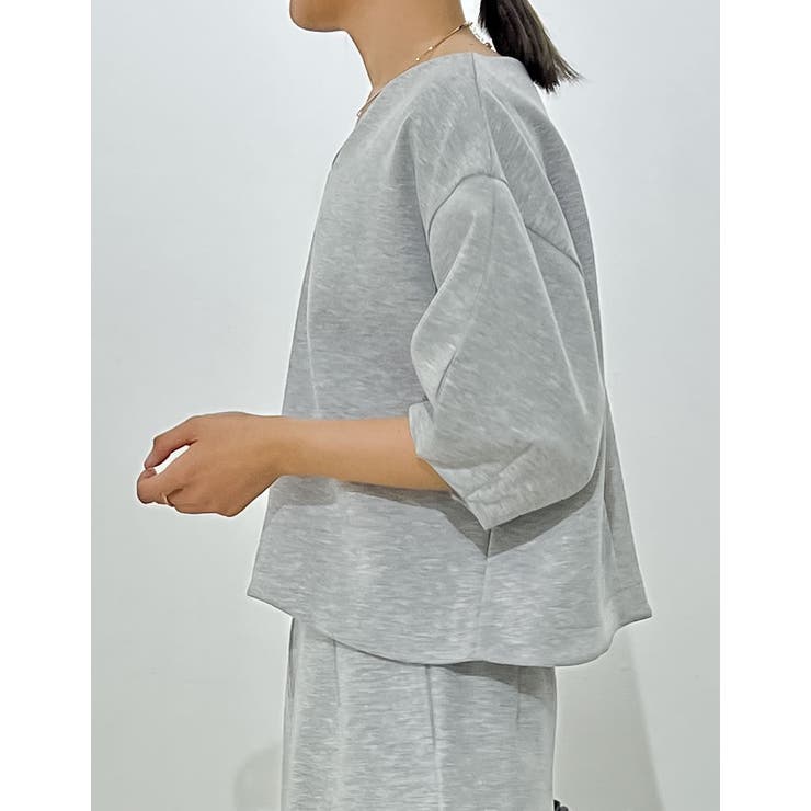 ダンボールハートネックランタンスリーブトップス | Re:EDIT | 詳細画像21 