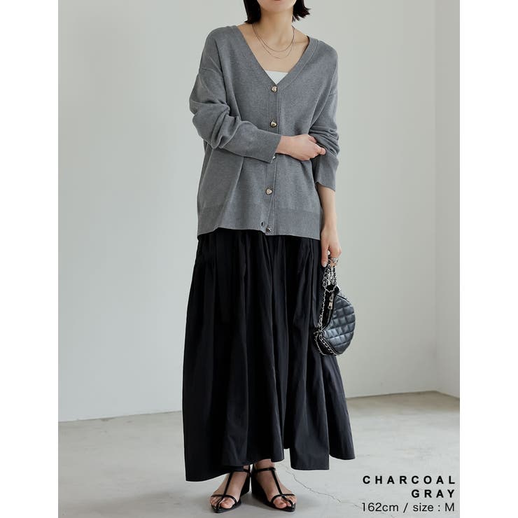 ミラノリブハートボタンニットカーディガン | Re:EDIT | 詳細画像21 