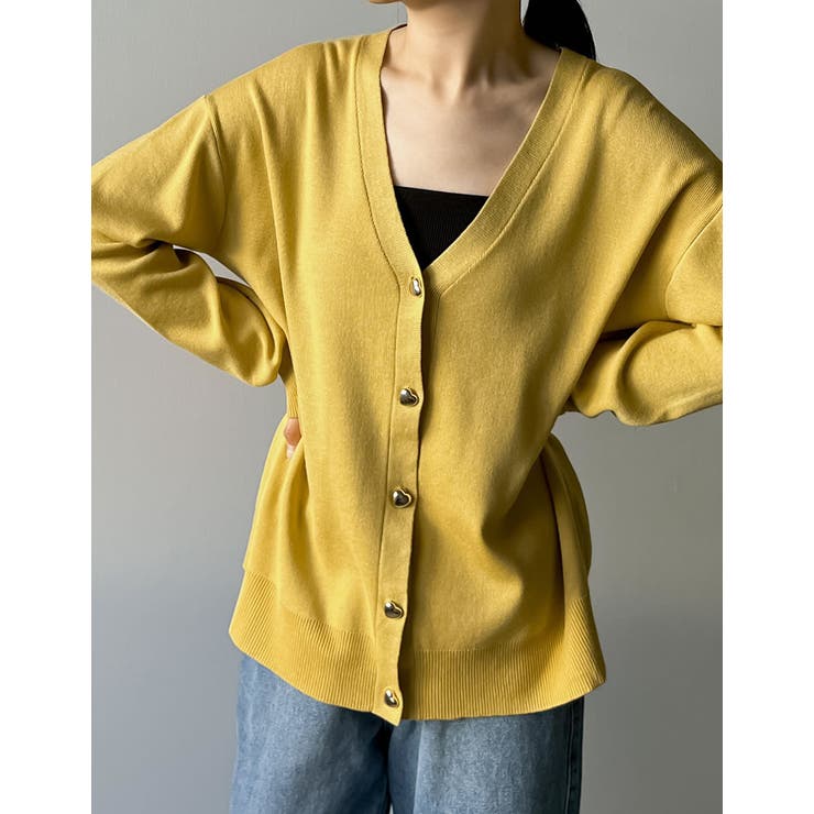 ミラノリブハートボタンニットカーディガン | Re:EDIT | 詳細画像36 