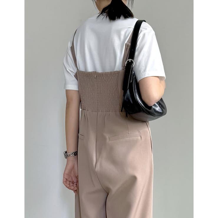 [低身長/高身長サイズ有]カットツイルサイドカッティングデザインオールインワン | Re:EDIT | 詳細画像22 