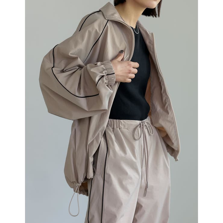 ナイロンコードデザインフルジップパーカー | Re:EDIT | 詳細画像26 