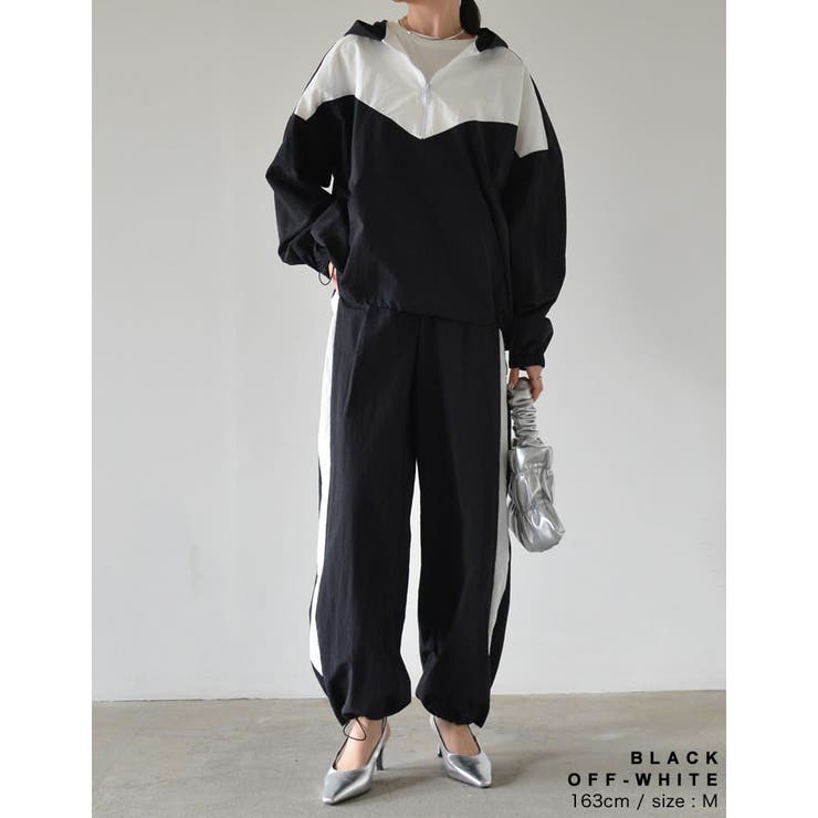 ナイロンタフタ配色アノラックパーカー | Re:EDIT | 詳細画像11 