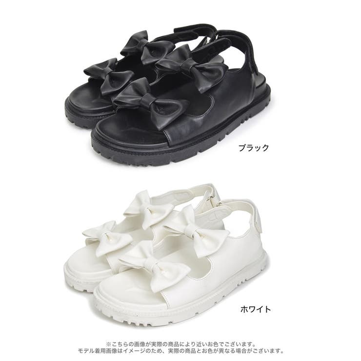 [大きいサイズ有]リボンデザインスポーツサンダル | Re:EDIT | 詳細画像11 