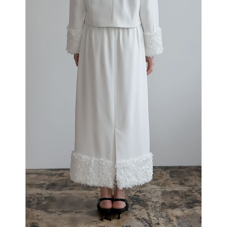 フラワーモチーフナロースカート | Re:EDIT | 詳細画像11 