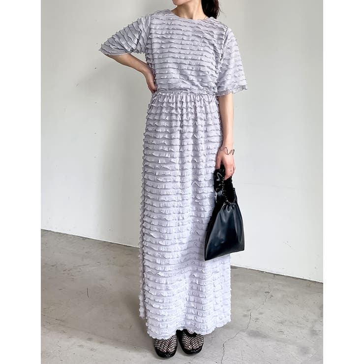 [低身長サイズ有]カットフリルナロースカート | Re:EDIT | 詳細画像16 