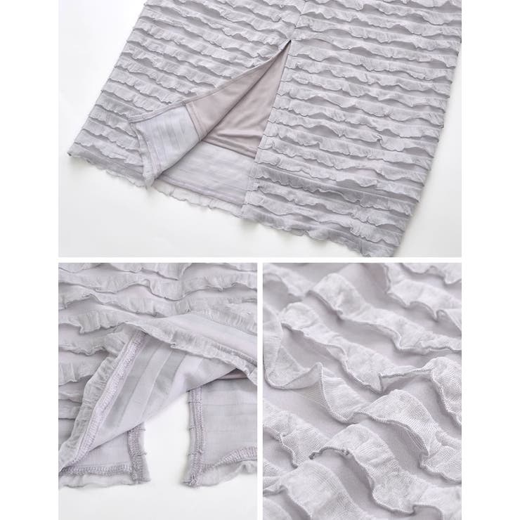 [低身長サイズ有]カットフリルナロースカート | Re:EDIT | 詳細画像24 