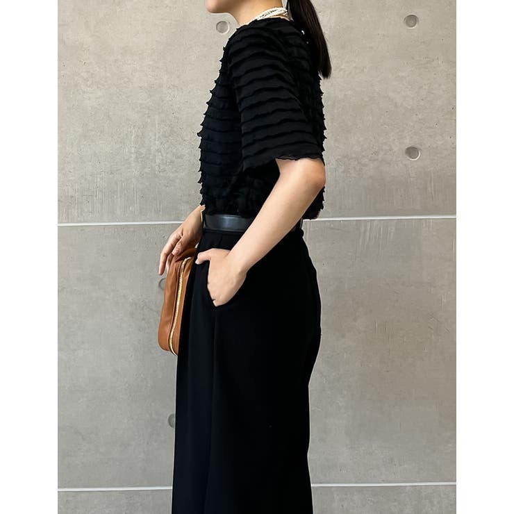 カットフリル半袖トップス | Re:EDIT | 詳細画像13 