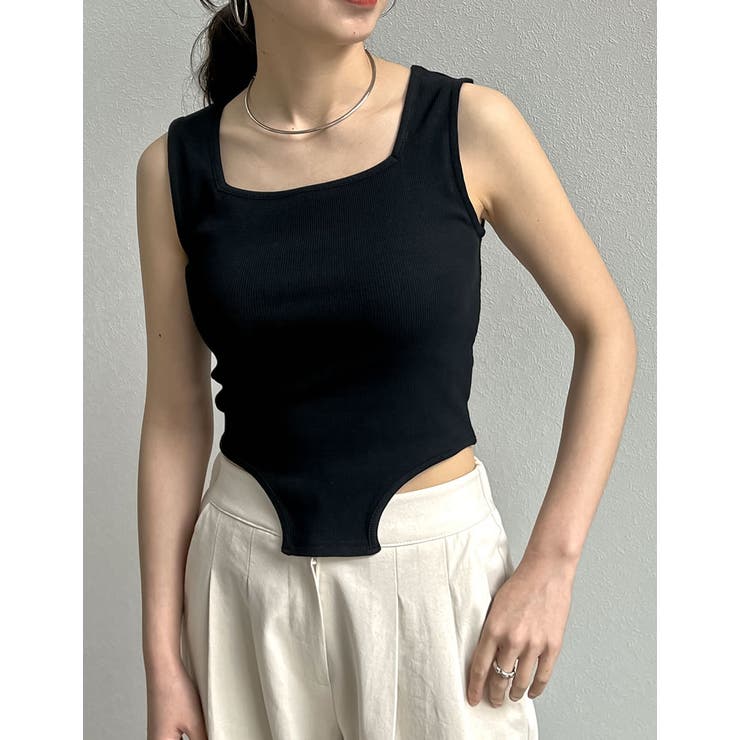 ストレッチリブハイレグタンクトップ | Re:EDIT | 詳細画像14 