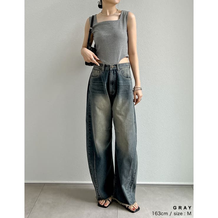 ストレッチリブハイレグタンクトップ | Re:EDIT | 詳細画像15 