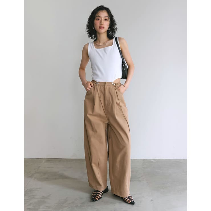 ストレッチリブハイレグタンクトップ | Re:EDIT | 詳細画像8 