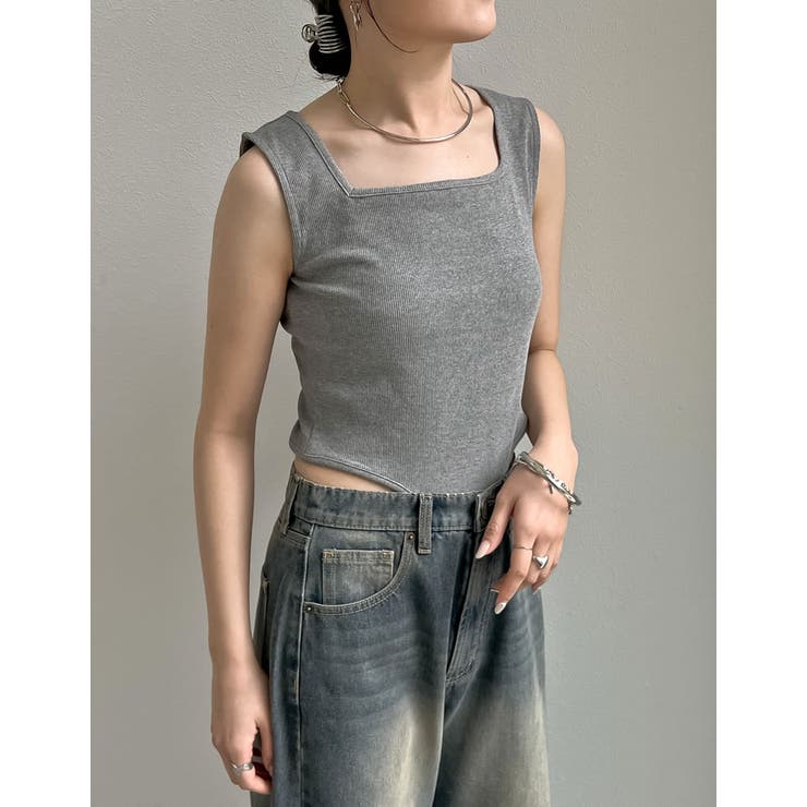 ストレッチリブハイレグタンクトップ | Re:EDIT | 詳細画像21 