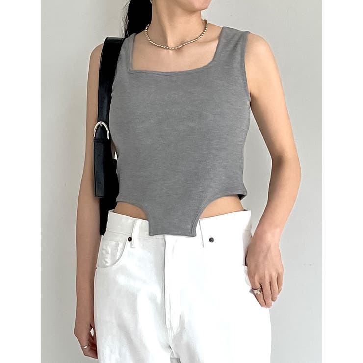 ストレッチリブハイレグタンクトップ | Re:EDIT | 詳細画像23 