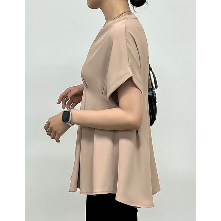 タックフレアーキーネックブラウス | Re:EDIT | 詳細画像10 