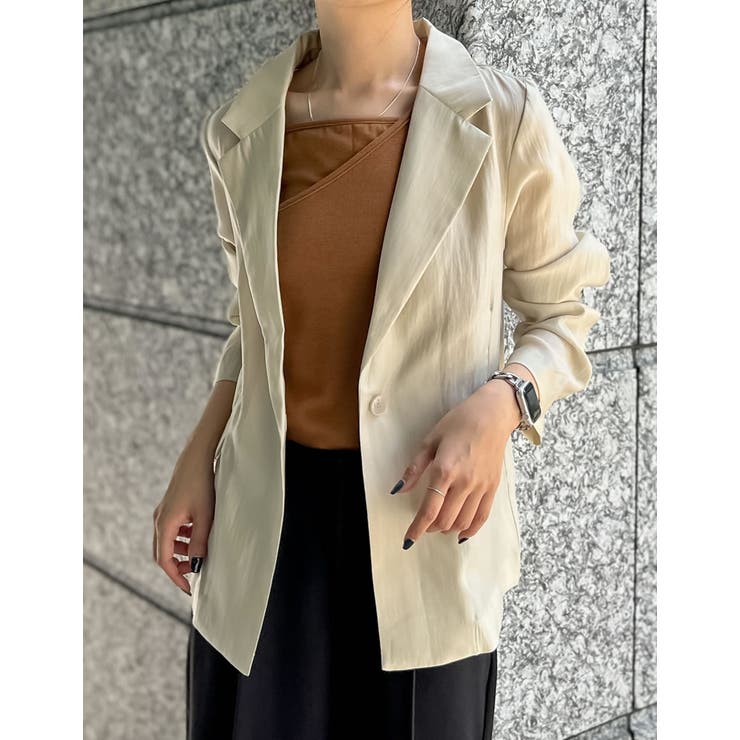 シアーテーラードジャケット | Re:EDIT | 詳細画像7 