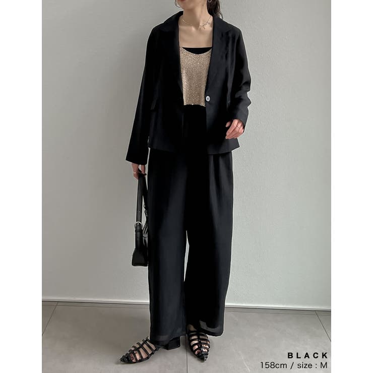 シアータックワイドパンツ | Re:EDIT | 詳細画像12 