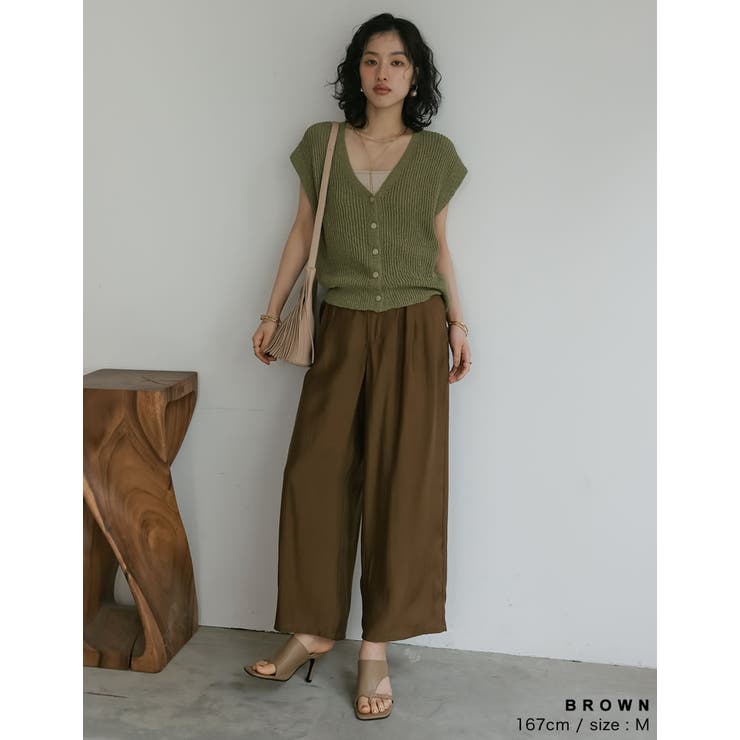 シアータックワイドパンツ | Re:EDIT | 詳細画像17 