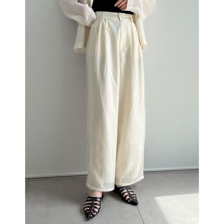 シアータックワイドパンツ | Re:EDIT | 詳細画像9 