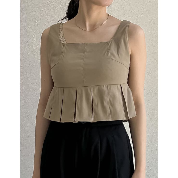 [2024 SUMMER COLLECTION]タックプリーツペプラムビスチェ | Re:EDIT | 詳細画像23 