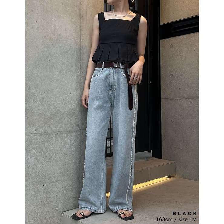 [2024 SUMMER COLLECTION]タックプリーツペプラムビスチェ | Re:EDIT | 詳細画像31 