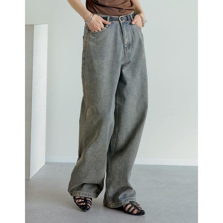 オーバーダイルーズデニムパンツ | Re:EDIT | 詳細画像9 