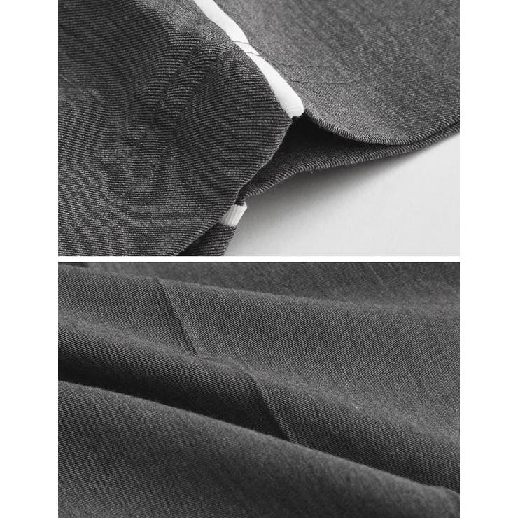 [低身長/高身長サイズ有]ライトツイルパイピングカーブパンツ | Re:EDIT | 詳細画像25 