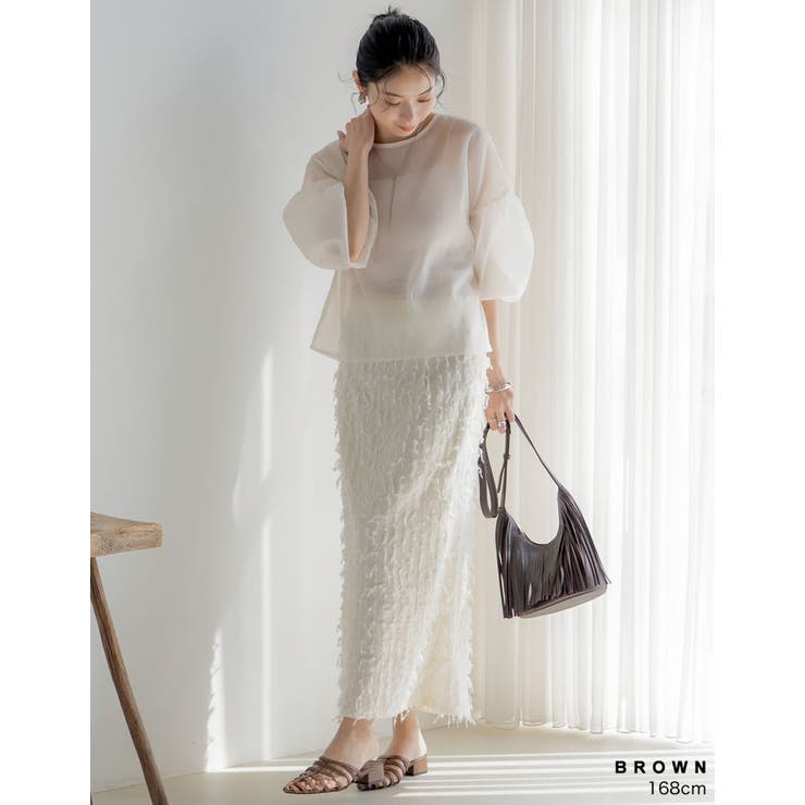 2024 SUMMER COLLECTION]フリンジショルダーバッグ[品番