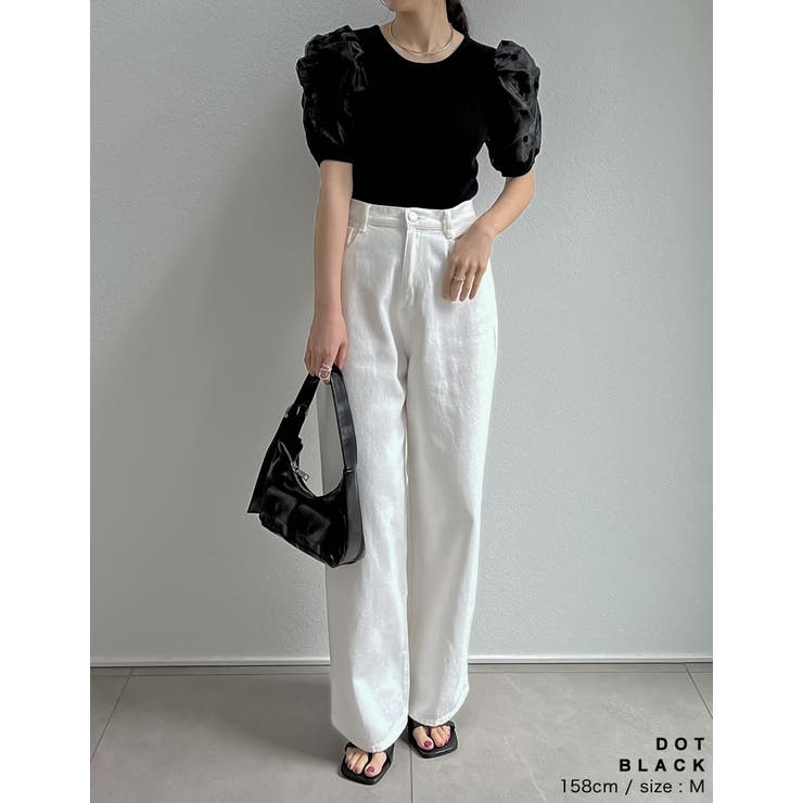 [2024 SUMMER COLLECTION]無地orドットオーガンジードッキ… | Re:EDIT | 詳細画像13 