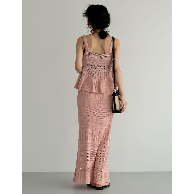 かぎ針編みニットナロースカート | Re:EDIT | 詳細画像30 