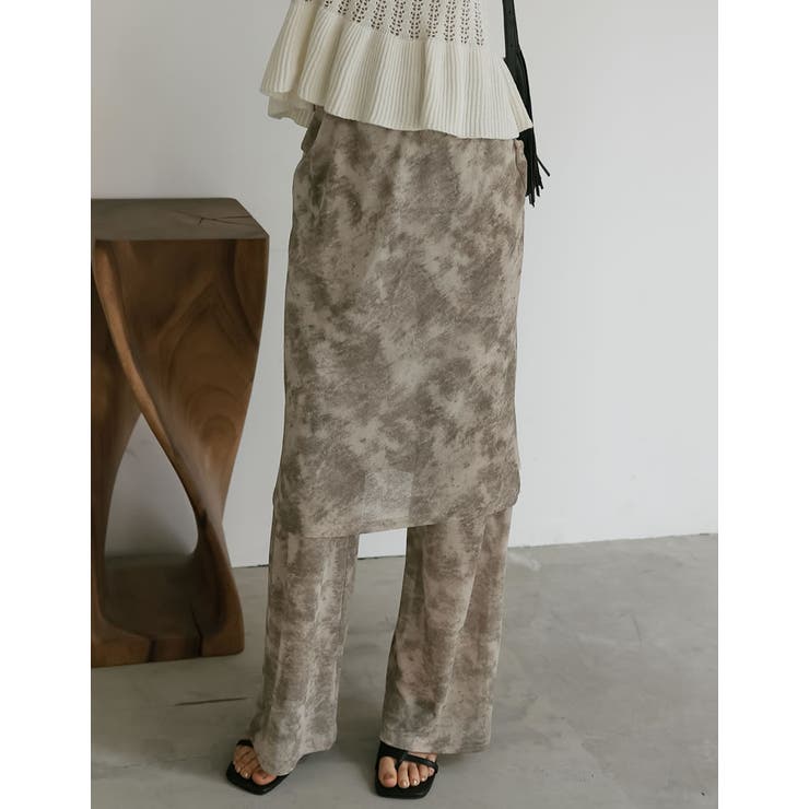 マーブルor無地カットソーイージースカパン | Re:EDIT | 詳細画像2 