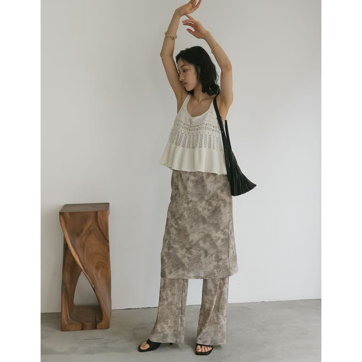 マーブルor無地カットソーイージースカパン | Re:EDIT | 詳細画像6 