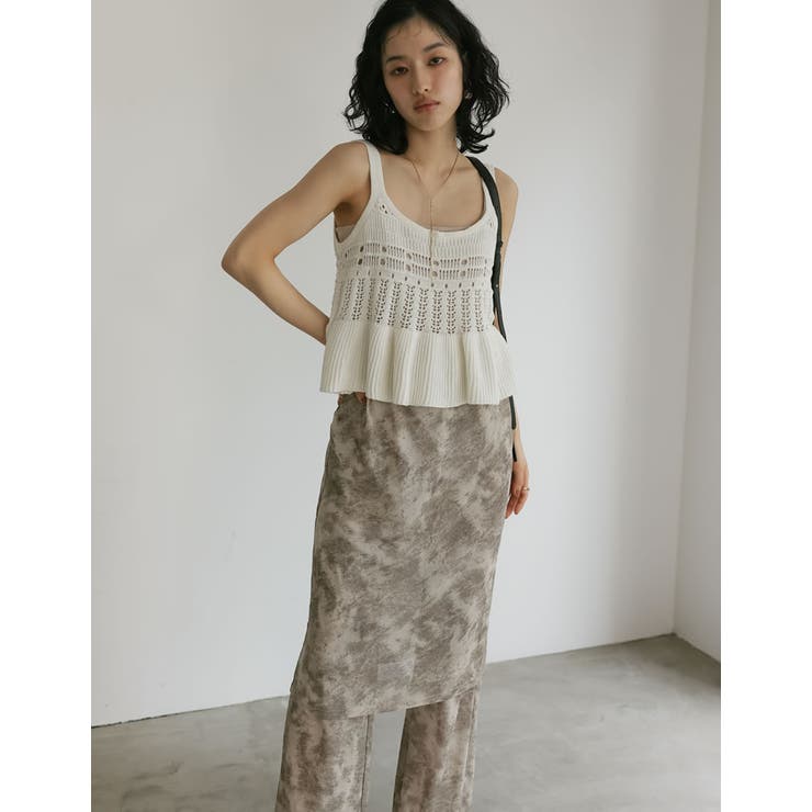 マーブルor無地カットソーイージースカパン | Re:EDIT | 詳細画像7 