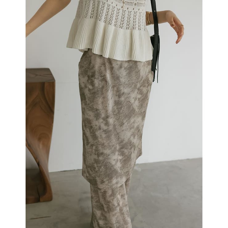 マーブルor無地カットソーイージースカパン | Re:EDIT | 詳細画像8 