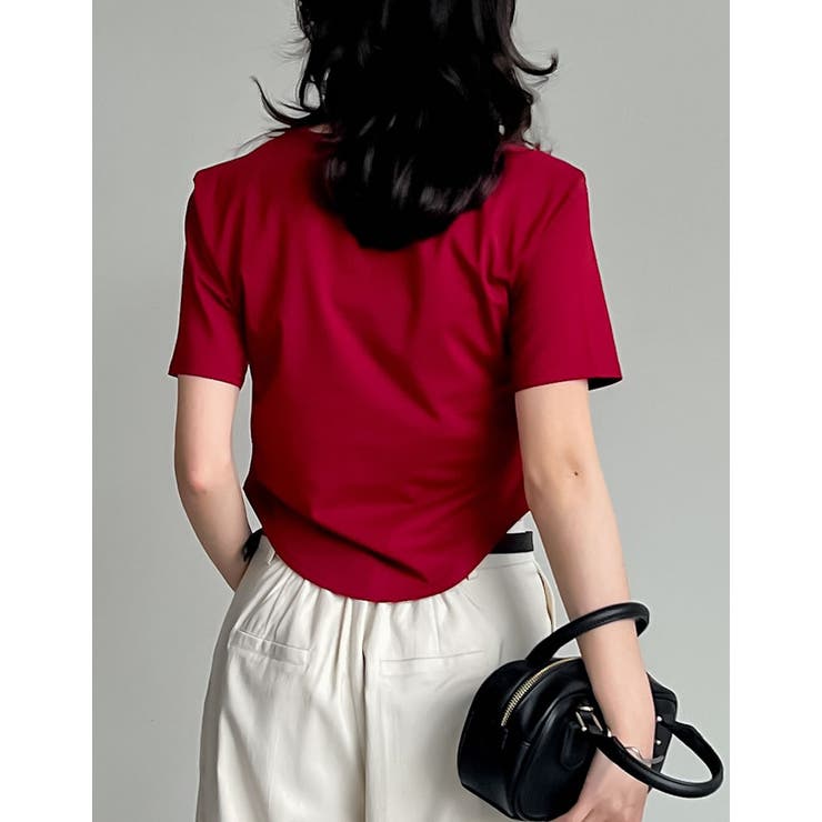 ハイレグデザインコンパクトTシャツ | Re:EDIT | 詳細画像17