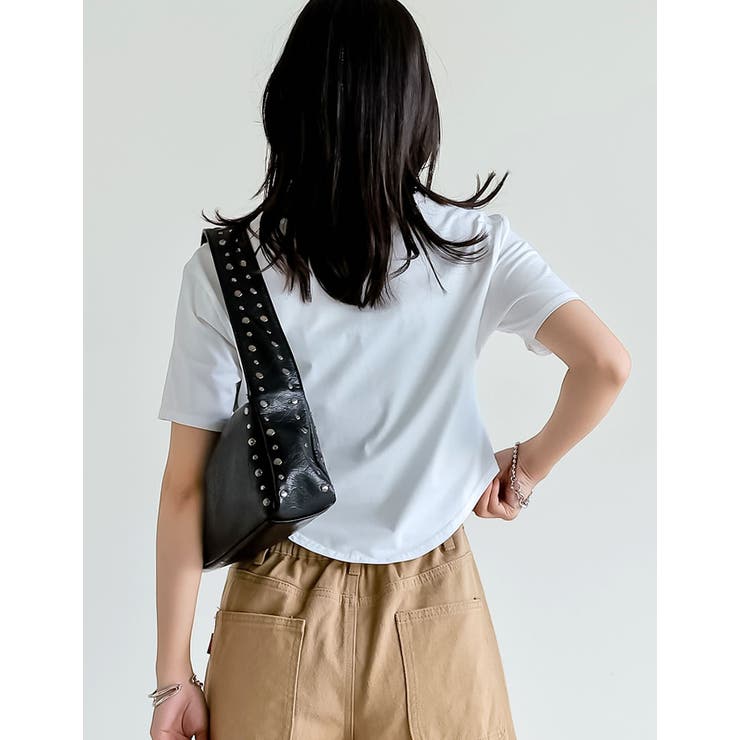 ハイレグデザインコンパクトTシャツ | Re:EDIT | 詳細画像27