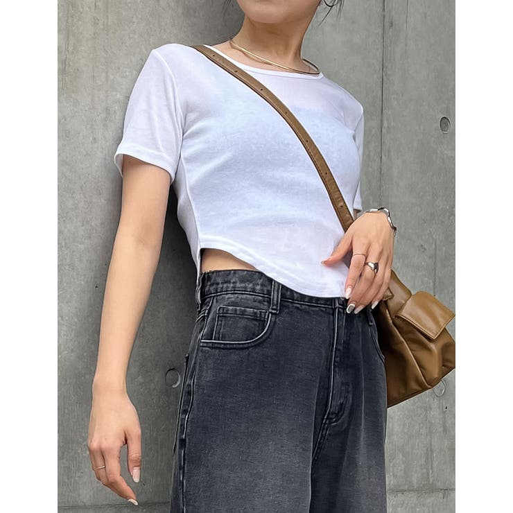 ハイレグデザインコンパクトTシャツ | Re:EDIT | 詳細画像29