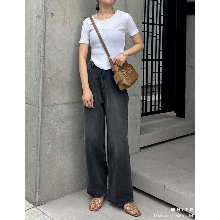 ハイレグデザインコンパクトTシャツ | Re:EDIT | 詳細画像30