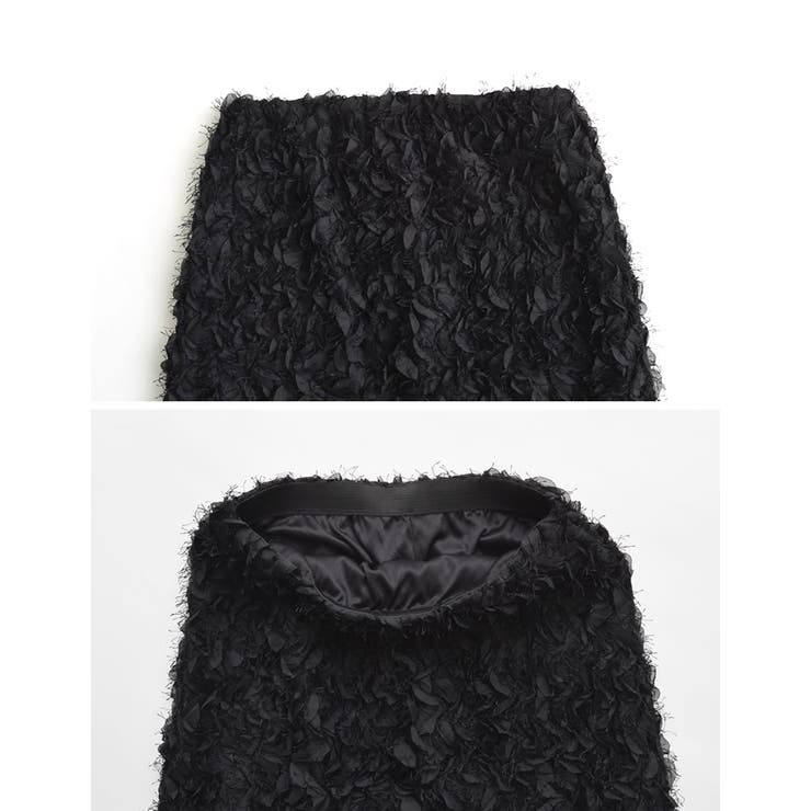 [低身長サイズ有]フラワージャガードスカート | Re:EDIT | 詳細画像22 