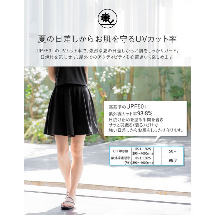 [UVカット][接触冷感][速乾][水陸両用][DAILY SWIM]ラッシュガ… | Re:EDIT | 詳細画像5 