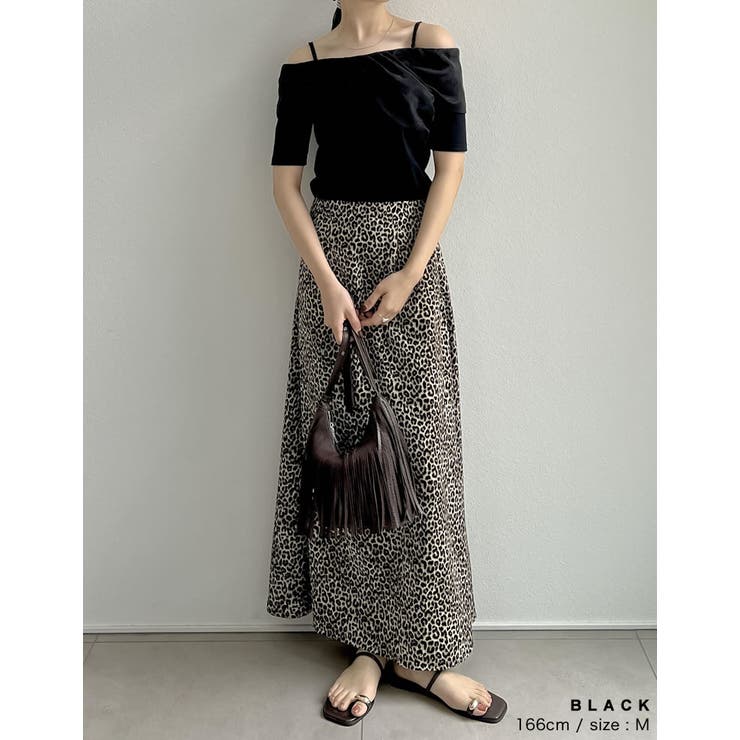 オーガンジードッキングリブオフショルトップス | Re:EDIT | 詳細画像12 