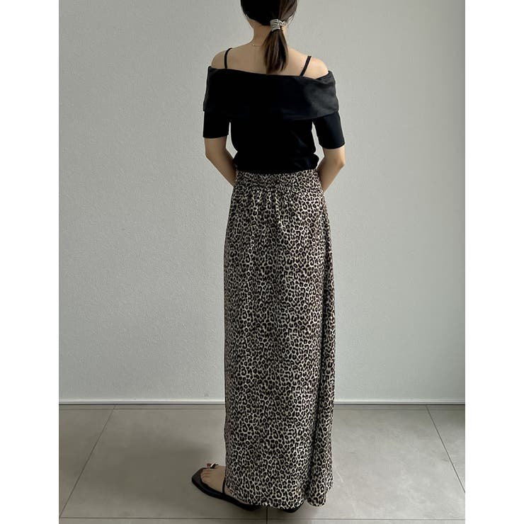 オーガンジードッキングリブオフショルトップス | Re:EDIT | 詳細画像15 