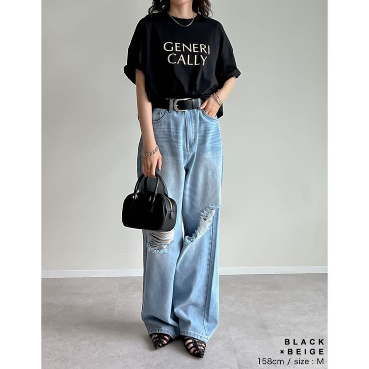 オーバーサイズロゴＴシャツ | Re:EDIT | 詳細画像15 