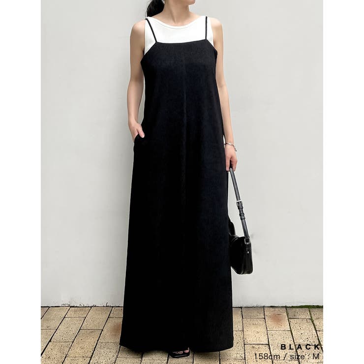 [低身長/高身長サイズ有]ベアルーズキャミオールインワン | Re:EDIT | 詳細画像15 