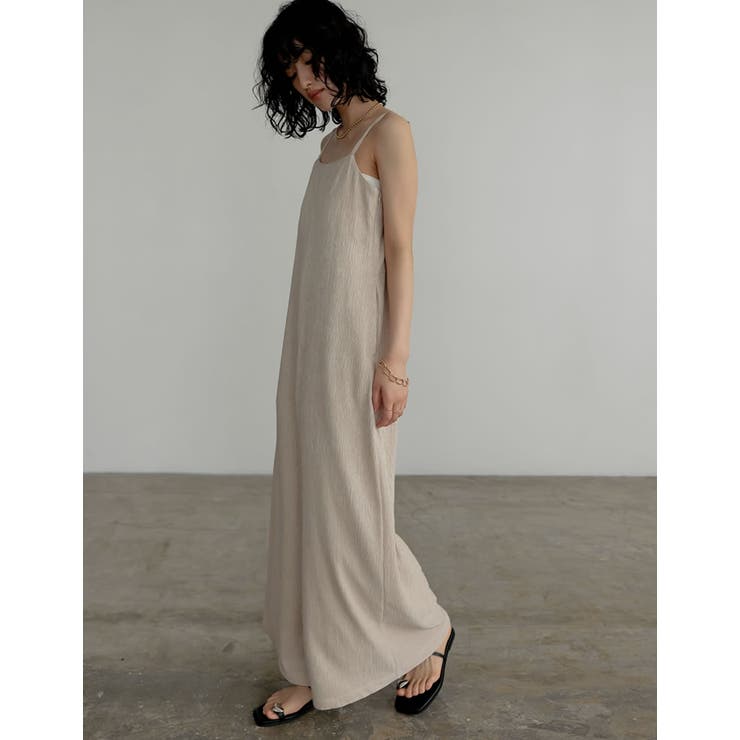 [低身長/高身長サイズ有]ベアルーズキャミオールインワン | Re:EDIT | 詳細画像9 