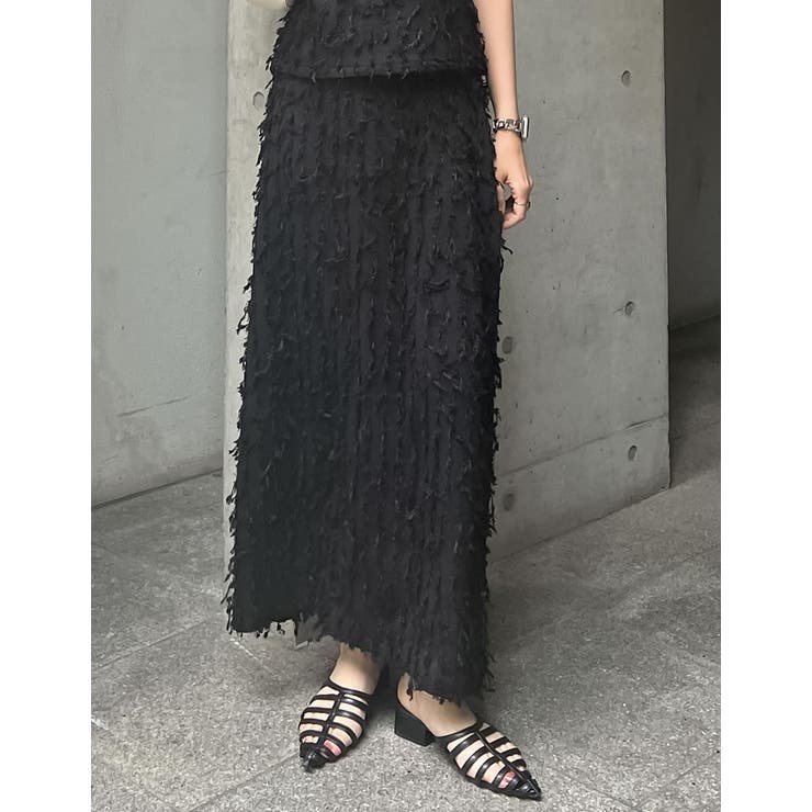 フリンジジャージタイトスカート | Re:EDIT | 詳細画像27 