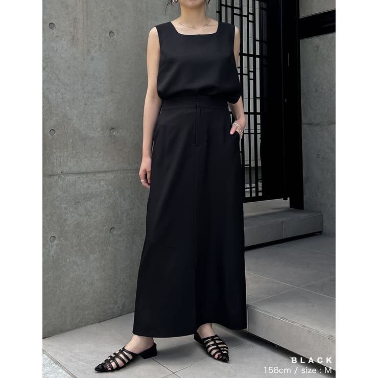 リネンライクスリットナロースカート | Re:EDIT | 詳細画像17 